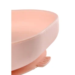 Assiette silicone ventouse Rose clair