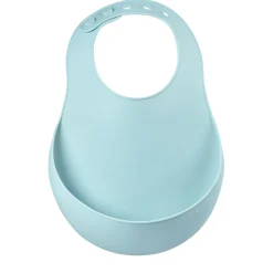 Bavoir silicone Bleu clair