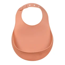 Bavoir silicone Terracotta