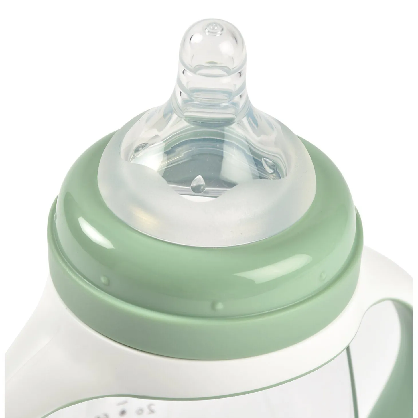 Biberon d'apprentissage 2 en 1 - 210ml Vert sauge