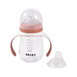 Biberon d'apprentissage 2 en 1 - 210ml Terracotta