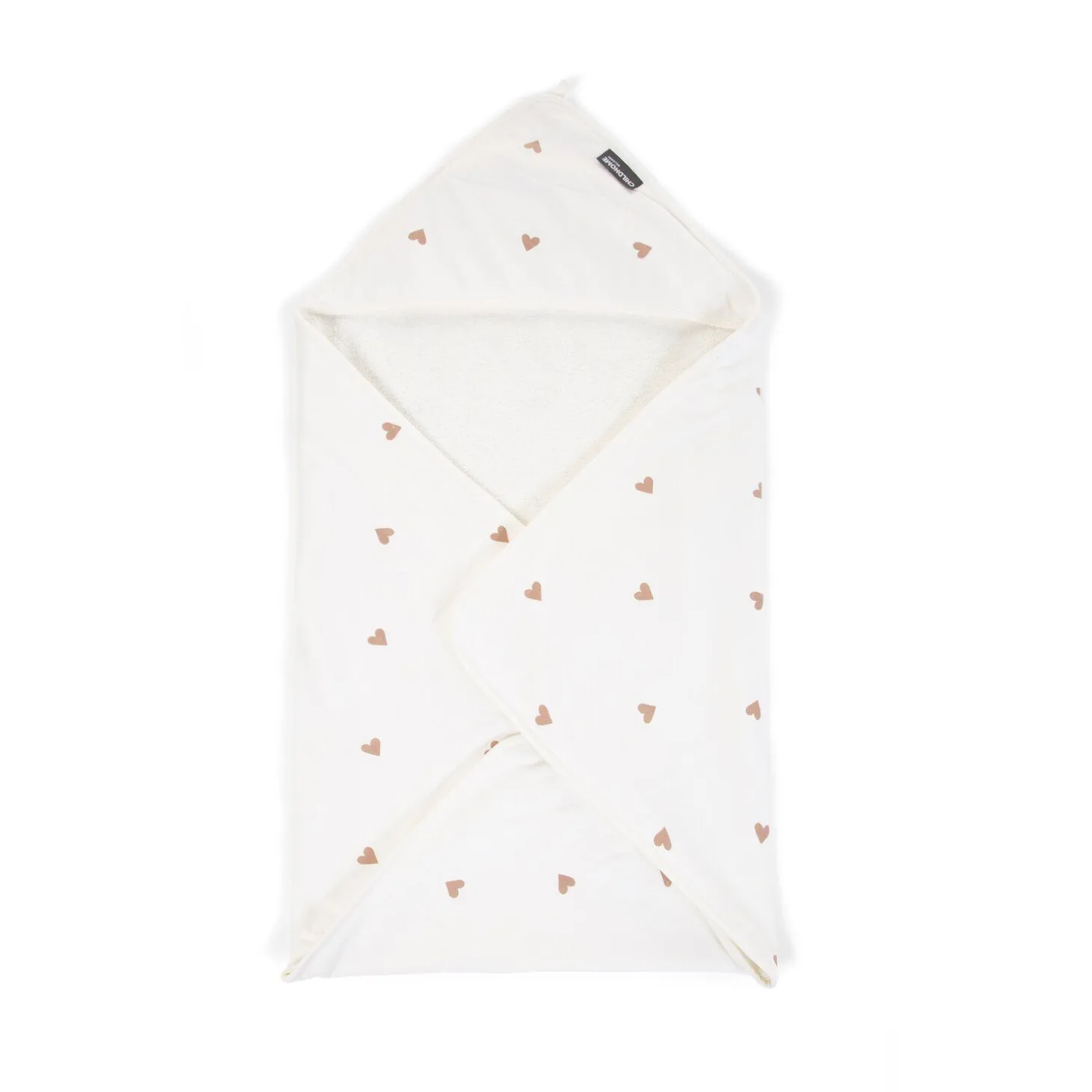 Cape De Bain + Gant - 80x80 Cm - Jersey - Hearts