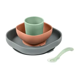 Coffret repas silicone Minéral