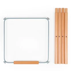 Evolu Extra Set De Pieds Longues + Repose Pieds - Bois - Men