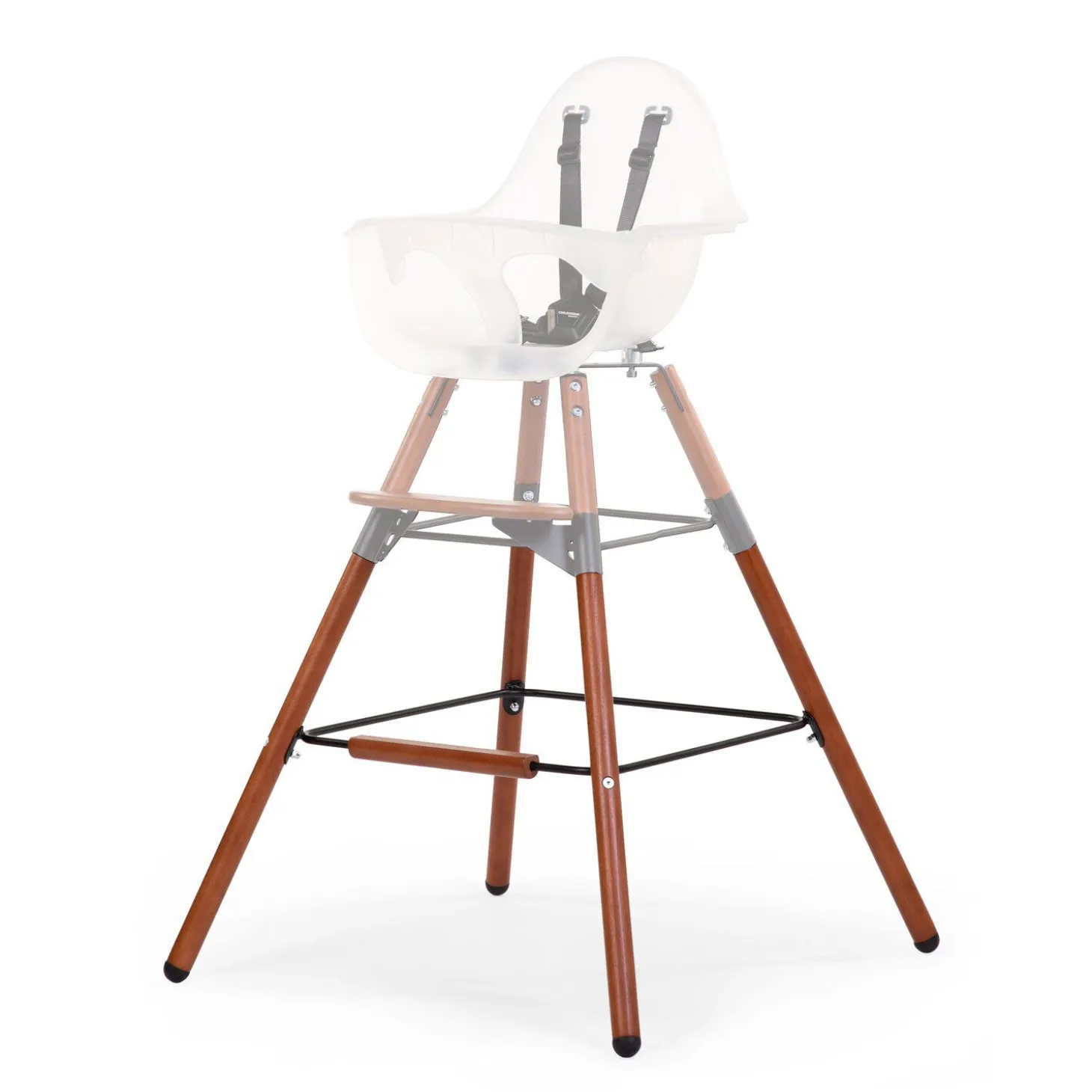 Evolu Extra Set De Pieds Longues + Repose Pieds - Bois - Noi