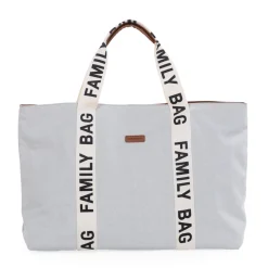 Family Bag Sac A Langer - Signature - Canvas - Ecru