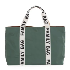 Family Bag Sac A Langer - Signature - Canvas - Vert