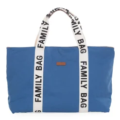 Family Bag Sac A Langer - Signature - Canvas - Indigo