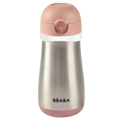 Gourde inox 350 ml Vieux rose