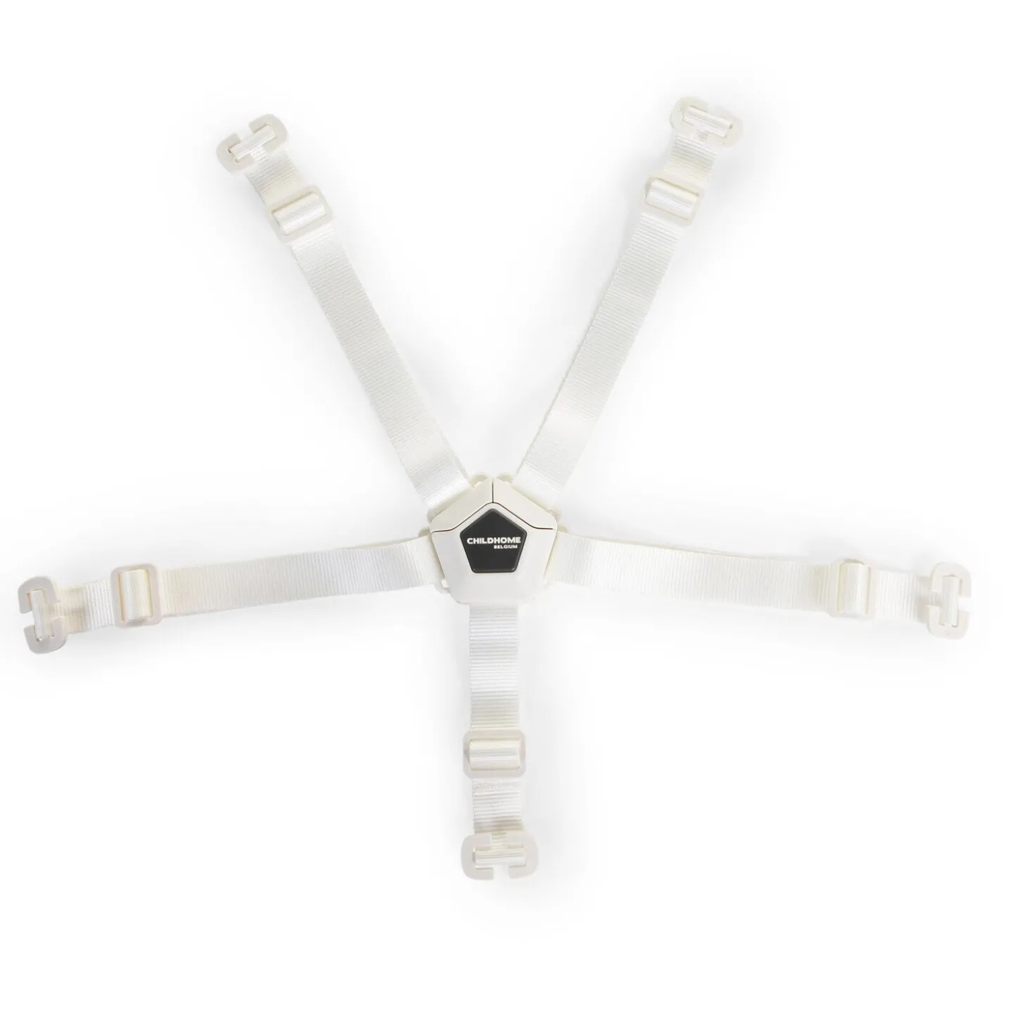 Harnais 5 points - Blanc Argenté