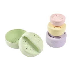 Jouets de bain silicone Menthe au lait multi couleurs