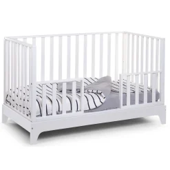 Lit bébé 70x140cm BE17 blanc