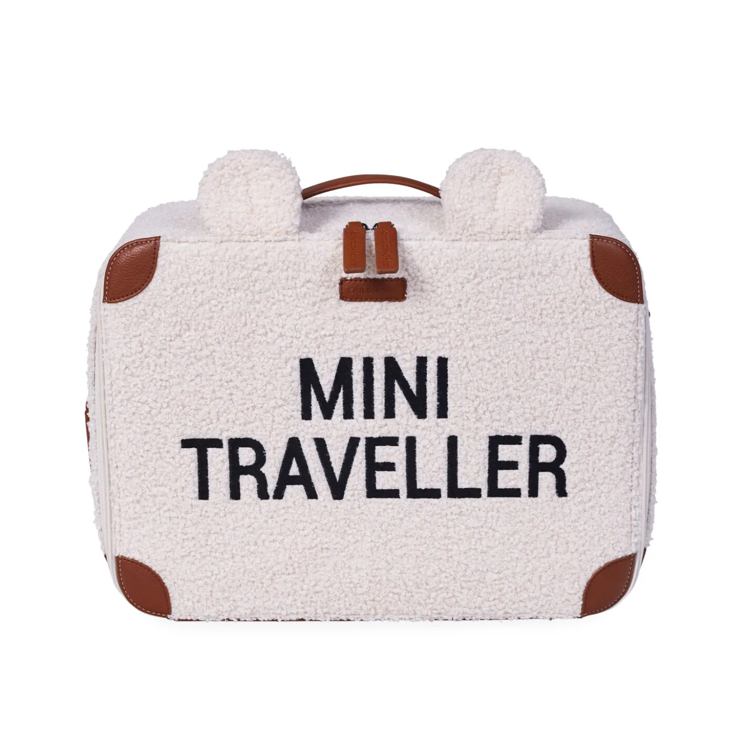 Mini Traveller Valise Enfant - Teddy Ecru