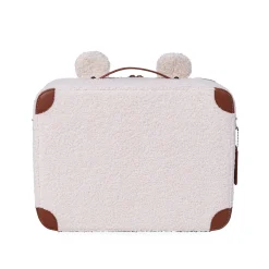 Mini Traveller Valise Enfant - Teddy Ecru