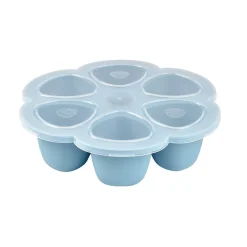 Moule multiportions silicone 6X90ml Bleu