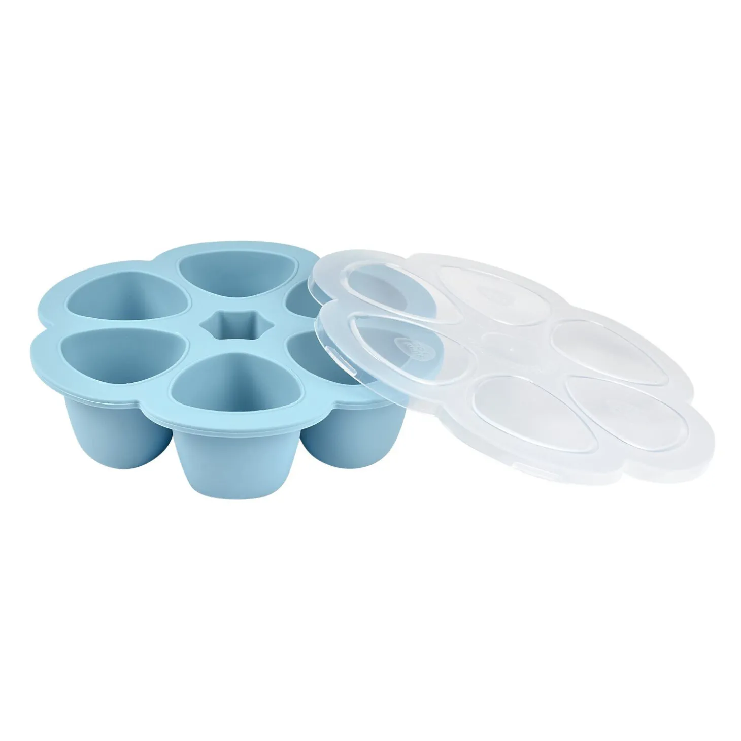Moule multiportions silicone 6X90ml Bleu