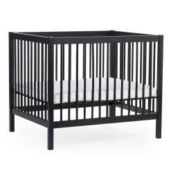 Parc 97 + Roues - 95x75 Cm - Bois - Noir