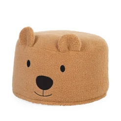 Pouf Teddy marron