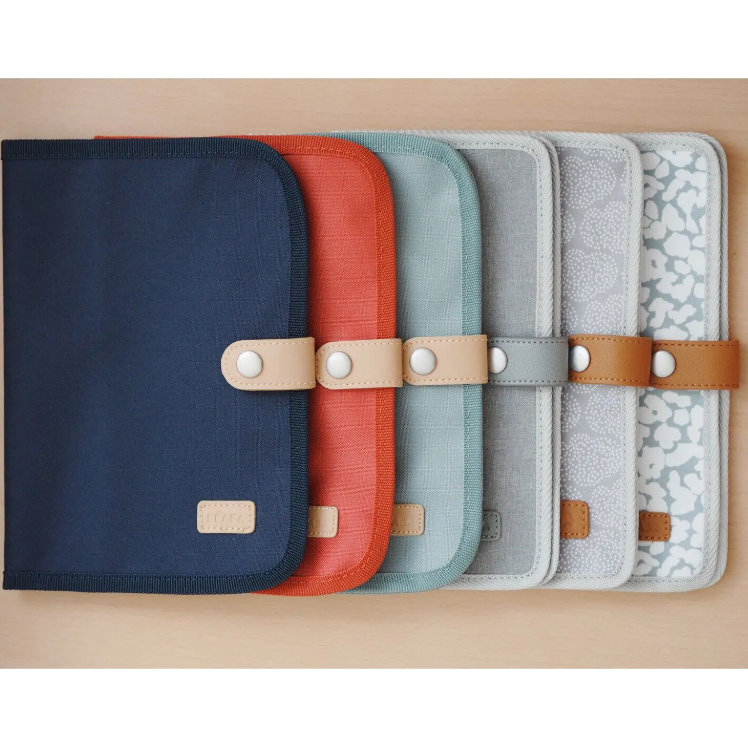 Protège carnet de santé Gris chiné