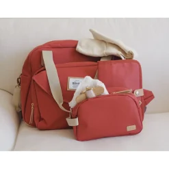 Protège carnet de santé Terracotta