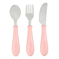 Set 3 couverts inox Rose