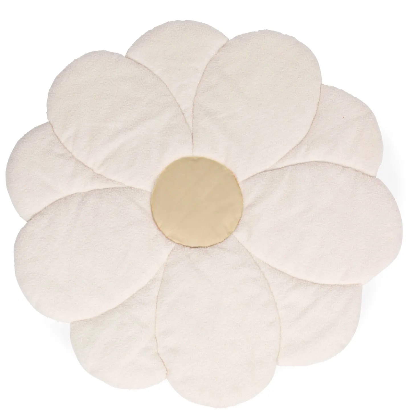 Tapis d’éveil 110cm Fleur blanc cassé