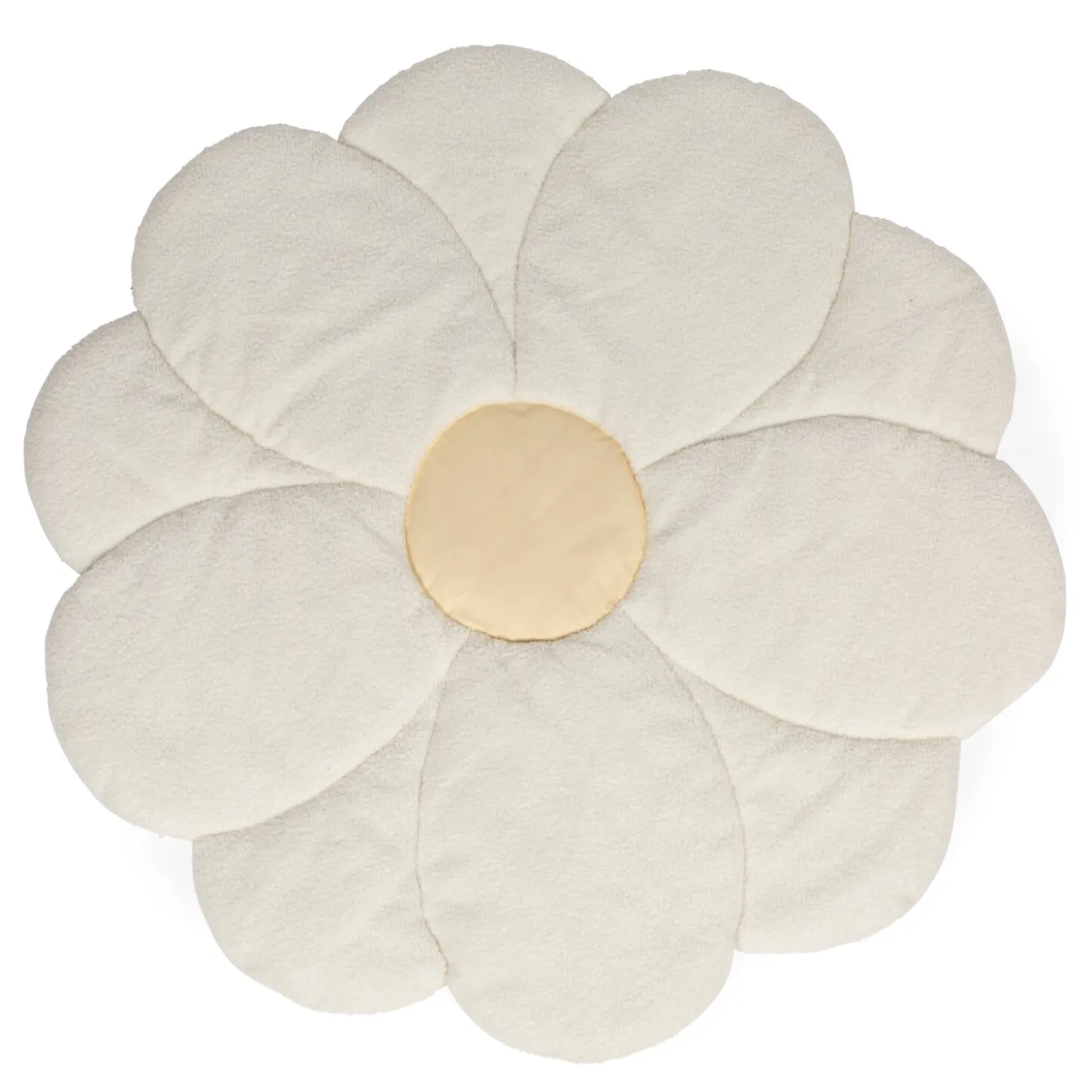 Tapis d’éveil 110cm Fleur blanc cassé
