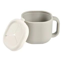 Tasse pick'n snack silicone Gris velours
