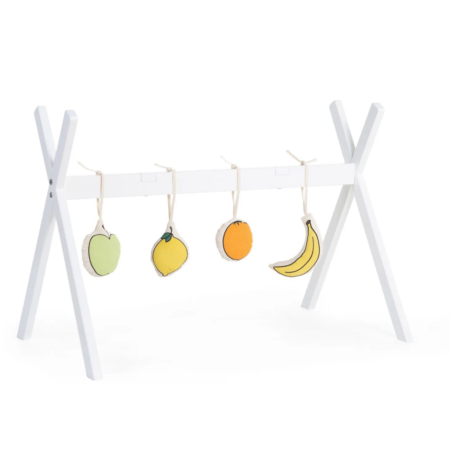 Tipi Support Pour Couffin Moise + Arche Bébé - Bois - Blanc