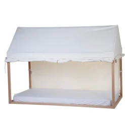 Toile Pour Lit Cabane - 90x200 Cm - Blanc